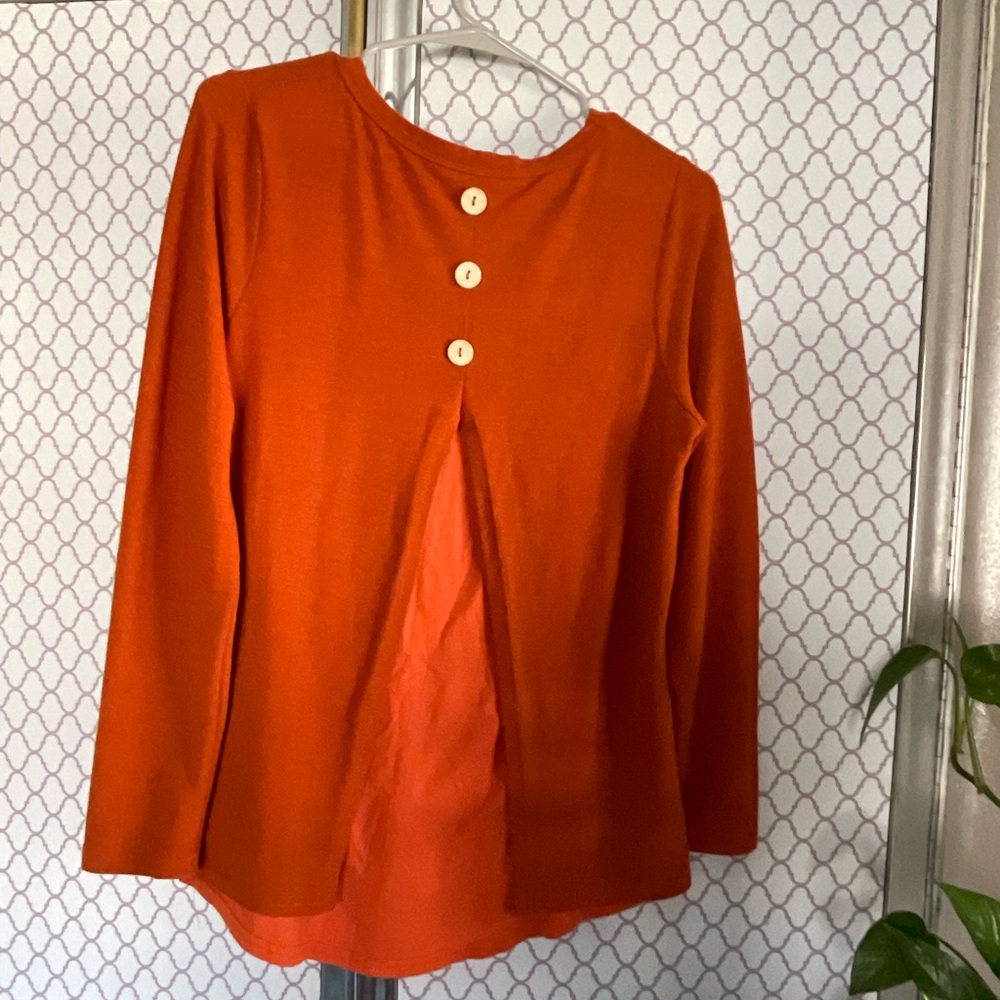 Orange button top